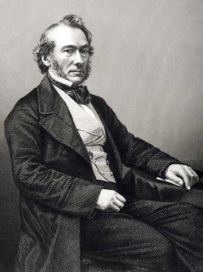 Richard Cobden (1783-1862) graviert von D.J. Pound nach einem Foto, aus 